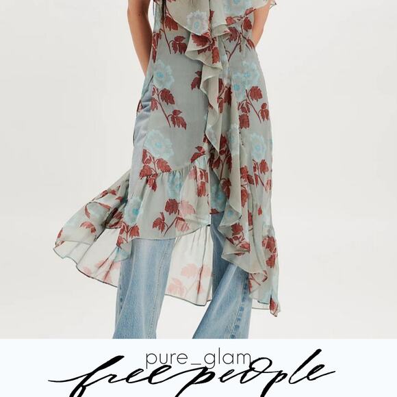 Free People floral sheer dress - Picture 4 of 6